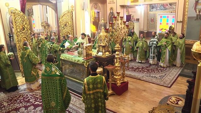 25 лет обретения мощей преподобного Севастиана Карагандинского. Божественная литургия смотреть онлайн