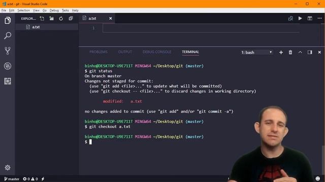Desfazendo operações com git checkout e git reset смотреть онлайн