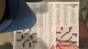 [ASMR] I’m back + relaxing crossword puzzle #3