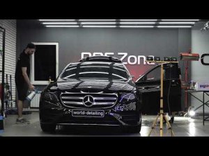 Mercedes E class оклейка полиуретановой пленкой