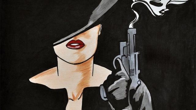 Dark Lady Drawing By Mitchell Todd.