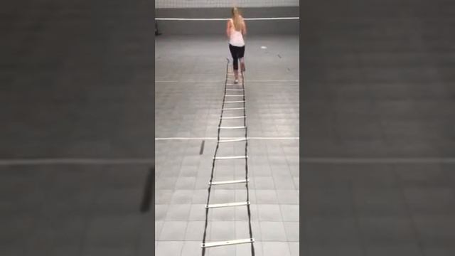 Ladder Drill - One Foot Bunny Hop