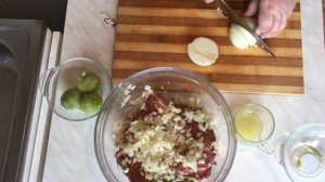 СВИНОЙ АНТРЕКОТ НА СКОВОРОДЕ ГРИЛЬ-ГАЗ. Маринад для мяса с киви и лимоном