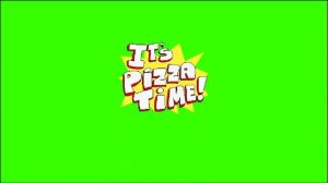 ITS PIZZA TIME TEXT from Pizza Tower | GREEN SCREEN