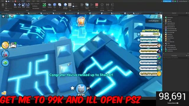 Working on Pet Simulator Z | FREE CODES | Roblox смотреть онлайн