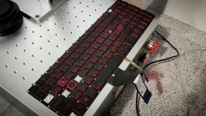 Лазерная Гравировка клавиатуры за 16 секунд - 50000₽ в час