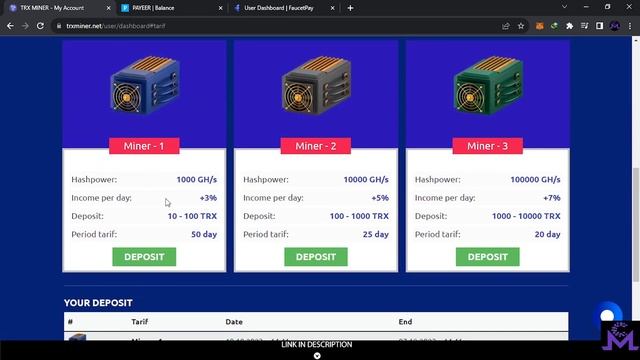 FREE TRX DAILY From trxminer.net With HIGH PAYOUT And BONUES