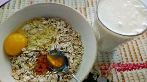 Запеканка из овсянки с бананом