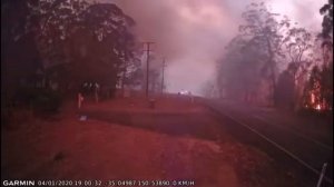 Видео, показывающее с какой скоростью распространяется лесной пожар