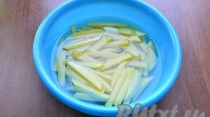 Картофель фри в микроволновке