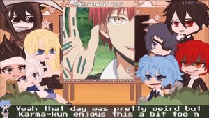 Anime Duos react to each other || Nagisa & Karma || Assassination Classroom || 4/4 || Gacha Club