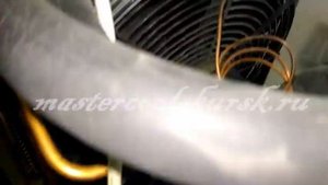 СТ витрина  Замена вентилятора конденсатора