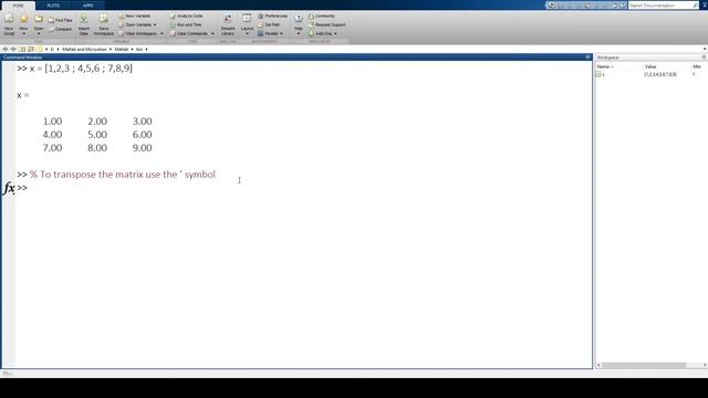 How to transpose a Matrix in Matlab смотреть онлайн