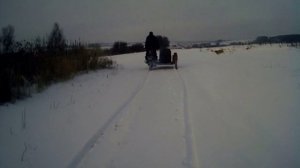 Покатушки ЗИМОЙ на ИЖ ПЛАНЕТА 5