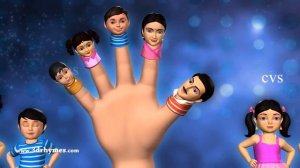 Daddy Finger | Finger Family Song | 3D Finger Family Nursery Rhymes & Songs for Children