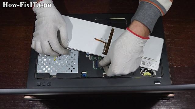 How to replace keyboard on Dell Vostro 3750 laptop смотреть онлайн