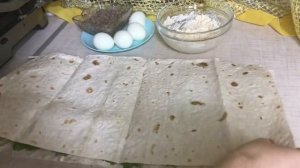 Рулет из лаваша с сардиной