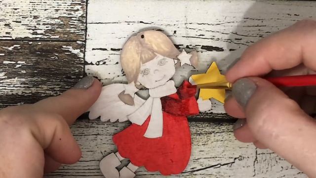 Мастер класс. Новогодняя игрушка "Ангел". смотреть онлайн