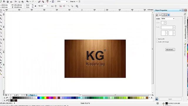 How to make a relief effect in Corel Draw смотреть онлайн