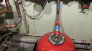 Подключение напольного газового котла viessman к распределительного гребёнке Север-М медью