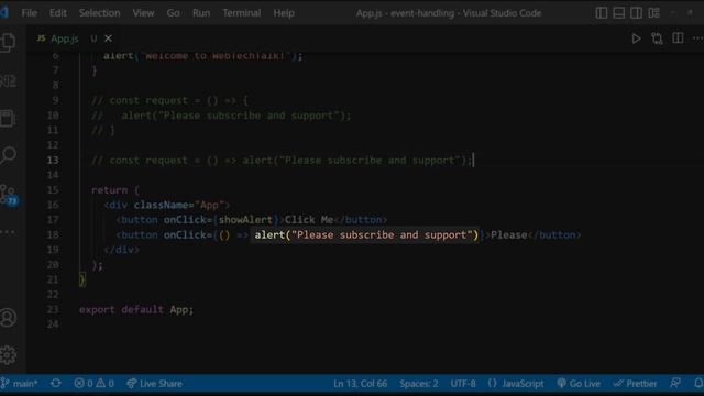 Handling Events | Mastering React: An In-Depth Zero to Hero Video Series