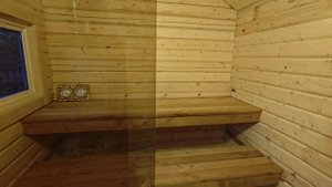 Гриль домик с баней и спальней