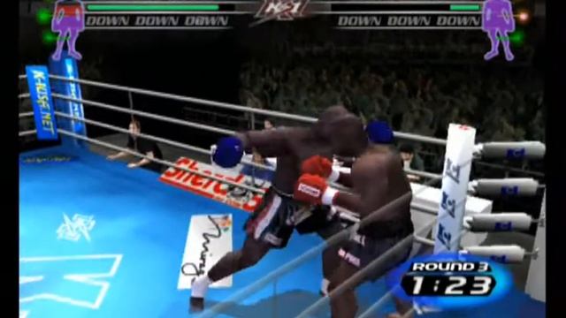 K-1 World Grand Prix ... (PS2) Gameplay