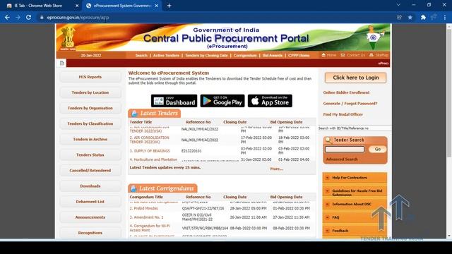 E Tender Submission using Chrome or Edge смотреть онлайн