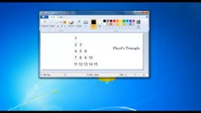 Floyd's Triangle In Java смотреть онлайн