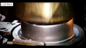 Штамповка заготовок под будущие кастрюли ТМ Laurel