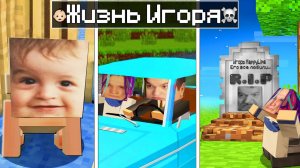 ЖИЗНЬ ИГОРЯ От Рождения до Смерти в Майнкрафт!
