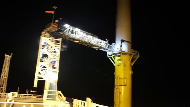 Uptime 23,4m AMC gangway accessing the Trianel Borkum West wind turbines and substation смотреть онлайн