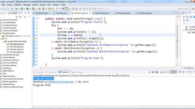 Java for Selenium | Part30 | Exception Handling in Java | Part B