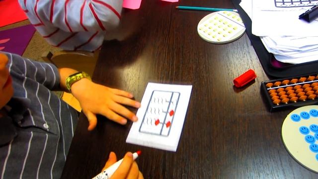 Урок ментальной арифметики. Игра скорый поезд, распознавание и набор числа на скорость смотреть онлайн