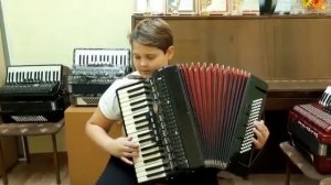 полька М. Глинки на аккордеоне