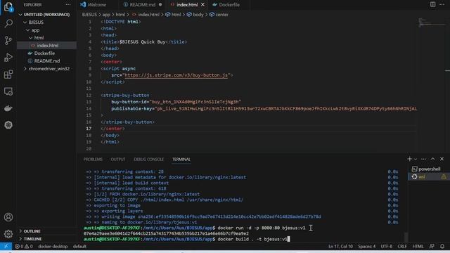 Custom NGINX and Docker Web App tutorial. $BJESUS quick buy token смотреть онлайн