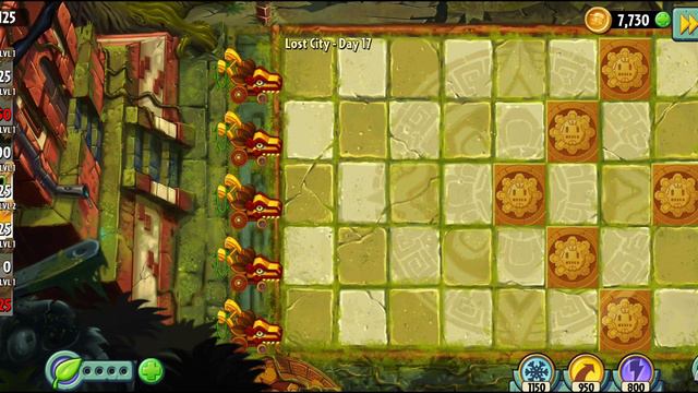 Уровень -17, Затерянный город Растения против Зомби-2 смотреть онлайн