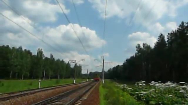 ЧМЭ3 на участке Малиновка - Дедовск.