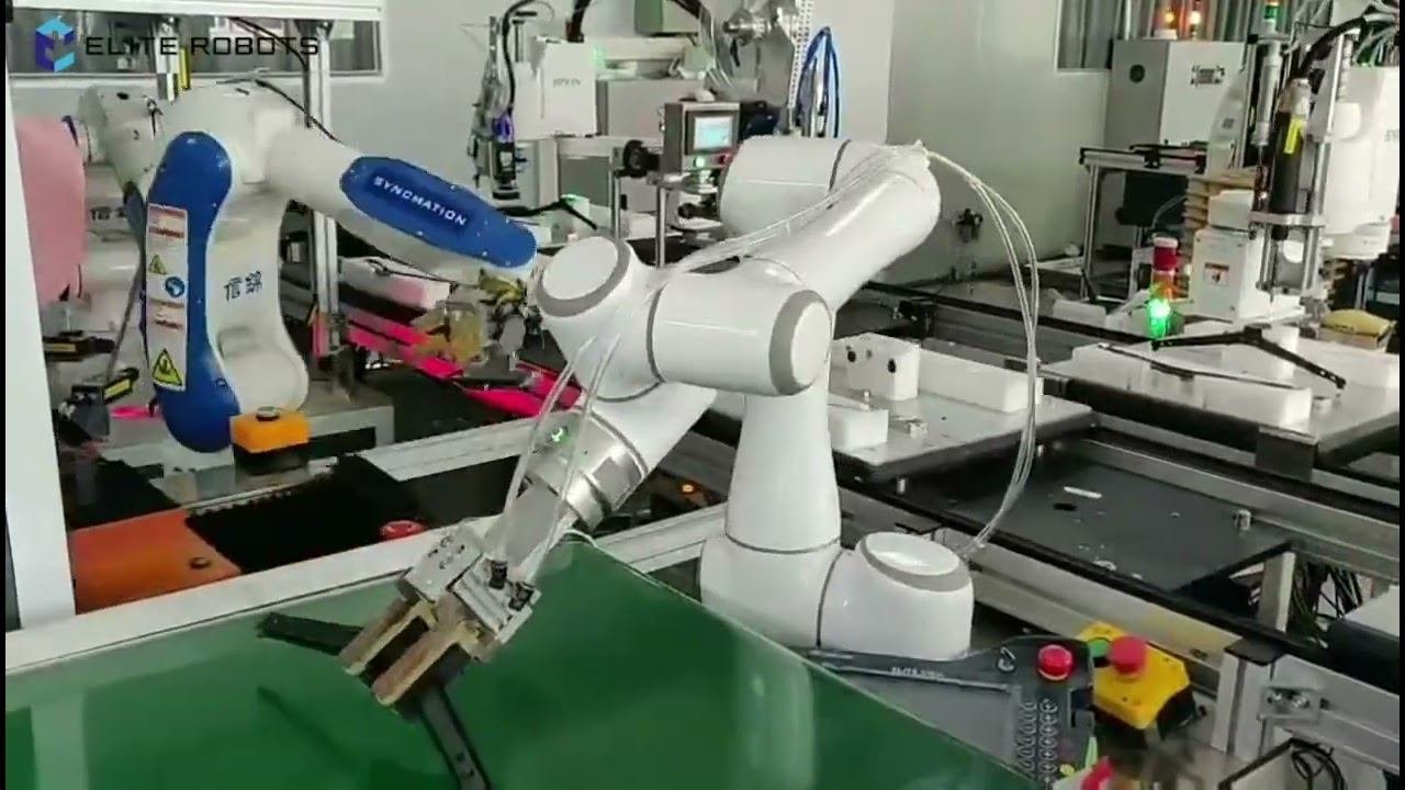 Применение EC66 совместная работа Кобота и промышленного Робота