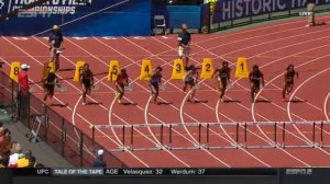 Kendra Harrison 12.55 (+1.7) Dior Hall 3rd in WJR 12.74 100mH NCAA Outdoors 2015