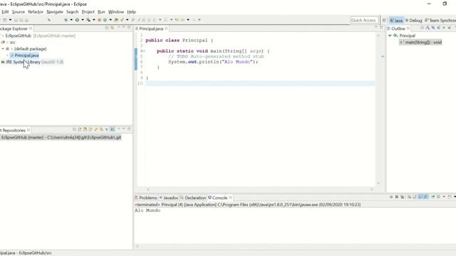 Integração Eclipse e GitHub - Subindo um projeto смотреть онлайн