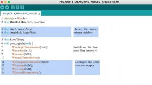 14 | Measure angles with the MPU6050 accelerometer