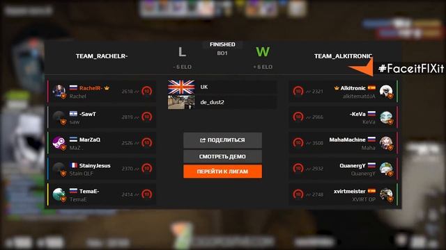 Фейсит, С МЕНЯ ХВАТИТ! | Road to FPL-c ФИНАЛ? (#FaceitFIXit) смотреть онлайн