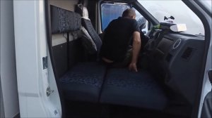 Установка сидения спальника в Газель Некст