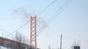 Вантовый мост через реку Обь в городе Сургуте »