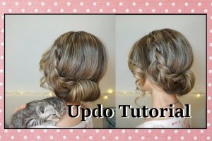 Очень красивая праздничная прическа самой себе ♥ Updo Hair Tutorial