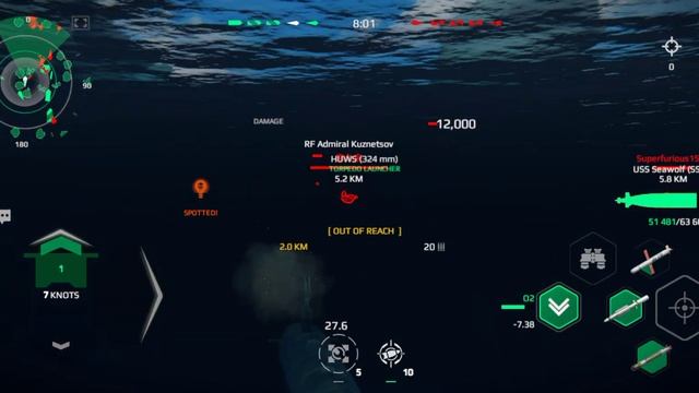 USS Seawolf (SSN-21) || Modern Warships online gameplay Episode -15 смотреть онлайн