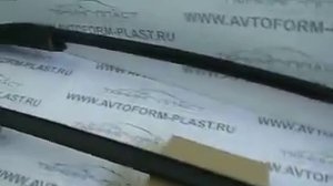 Рейлинги Hyundai Solaris (хэтчбек).Черный полимер.