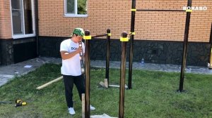 Workout - профессиональная установка комплекса на даче