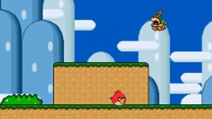 Angry Birds Animated in Super Mario World Ep. 1 | Yoshi’s Island 1 + Boss fight